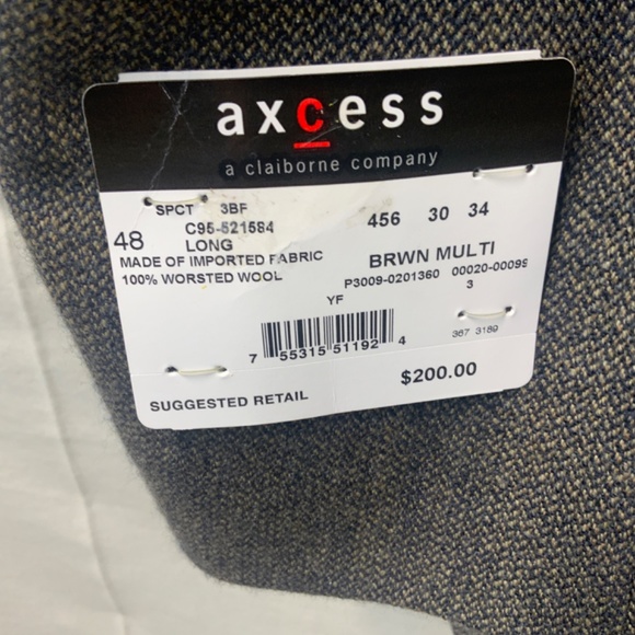 NWT AXCESS Men’s Sports Coat - Picture 8 of 8